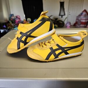 Onitsuka Tiger Mexico 66 Ps Kids Single Strap Leather Sneaker Size